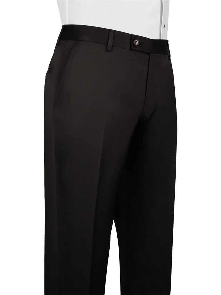 Classic Black Three-Piece Wedding Tuxedo with Peaked Lapel main image 1